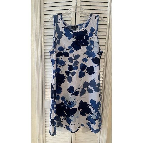 Ronni Nicole Midi Shift Dress Women Plus Size 2XL Vibrant Colors Colorful Beach - Picture 1 of 7